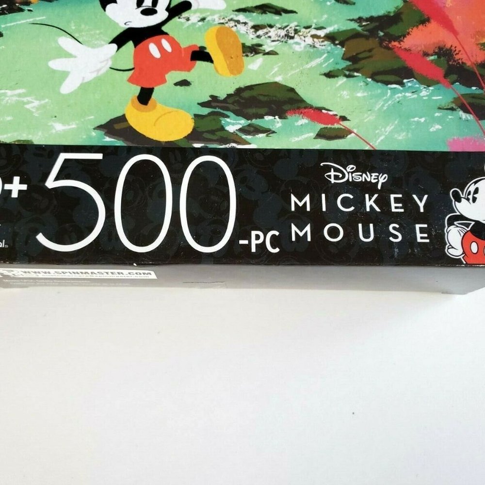 NEW Disney Mickey & Minnie Mouse 500 Piece Jigsaw Puzzle Cardinal 11x14 SEALED - Picture 3 of 5